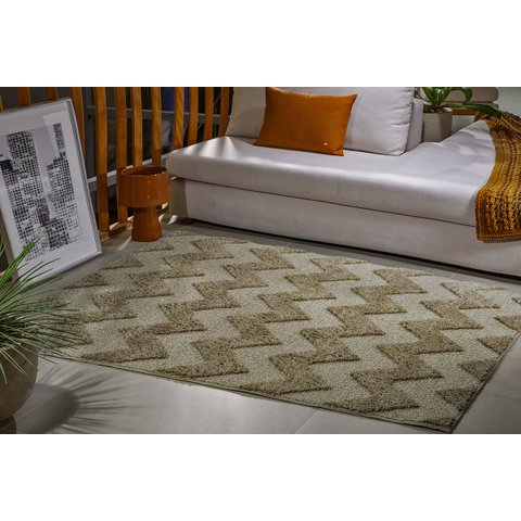 Tapete Sala Relevo Jazz Trigo 1,50 x 2,00 des 16 Antider. 
