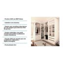 Ver imagem 2 de Guarda Roupas De Canto 3 Módulos Com 6 Gavetas 4 Cabideiros Branco