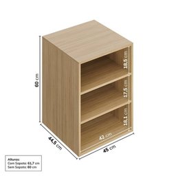 Armário Baixo Módulo 45x60 1 Porta Frame CabeCasa MadeiraMadeira - 4