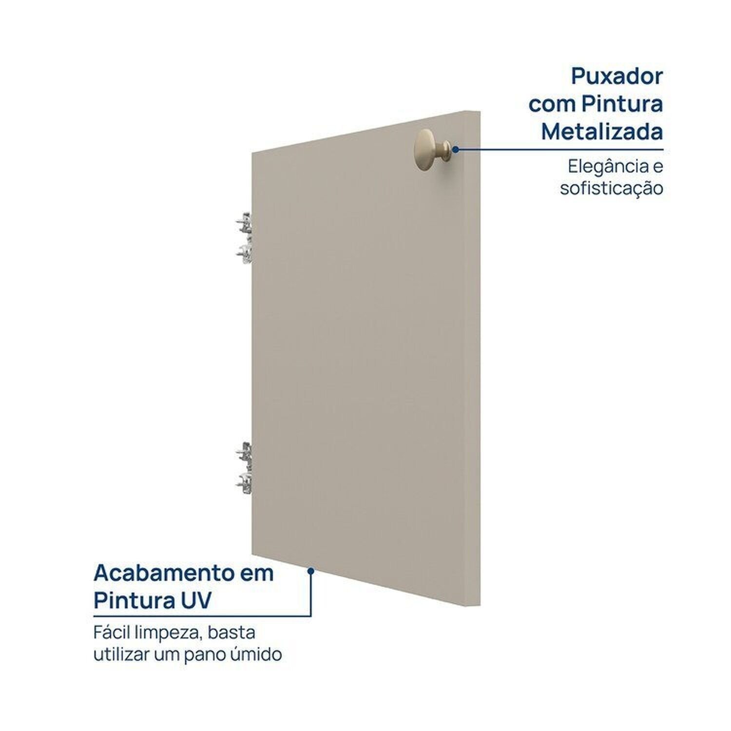 Armário Baixo Módulo 45x60 1 Porta Frame CabeCasa MadeiraMadeira - 7