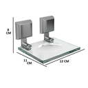 Ver imagem 3 de Saboneteira Luxo Vidro Acessórios para Banhos Banheiros