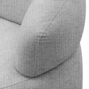 Ver imagem 2 de Kit 02 Poltronas Orgânicas Giratória Living Glee Linho Cinza - Desk Design