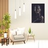 Quadro Decorativo Mulher Negra Unhas Douradas 40x60 - 3