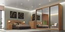 Ver imagem 1 de Guarda Roupa Casal 3 Portas e 8 Gavetas Com 3 Portas Espelhadas Diamond Novo Horizonte Cumaru