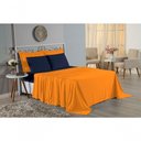 Ver imagem 4 de Jogo de Cama Casal Nobre 4 Peças Lençol com Elástico de 30cm de Altura Malha 100% Algodão -