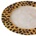 Ver imagem 1 de Sousplat com Estampa de Leão em Madrepérola - 33x 2 cm