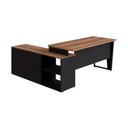 Ver imagem 5 de Escrivaninha com Balcão Lateral 170cm 1 Porta 2 Gavetas Flex Multimóveis CR25307