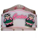 Ver imagem 1 de Porta Cartas com Porta Chaves Chaveiro - Vaca Malhada Mimosa