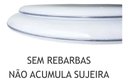 Ver imagem 4 de Assento Sanitário Almofadado Carrara Branco para Vaso Deca