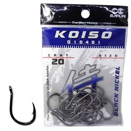 Anzol Maruri Koiso Black Preto N4 - C/20un Piapara Pacu - 2