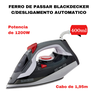 Ferro de Passar Roupas a Vapor BlackDecker Eletrico Base Antiaderente Ceramica C/ Desligamento Autom - 3