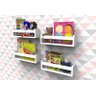 Prateleiras para Livros Infantis Montessoriana 40cm 4 Peças - 2