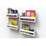 Prateleiras para Livros Infantis Montessoriana 40cm 4 Peças - 1