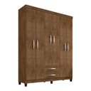 Ver imagem 1 de Guarda Roupa Casal 6 Portas e 2 Gavetas Monique Malbec - Pallazio