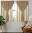 Ver imagem 2 de Cortina Blackout PVC 4,00m X 1,80m Com Voil Avelã