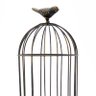 Gaiola com Passarinho Pequeno em Metal - 30x10 cm - 2