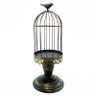 Gaiola com Passarinho Pequeno em Metal - 30x10 cm - 1