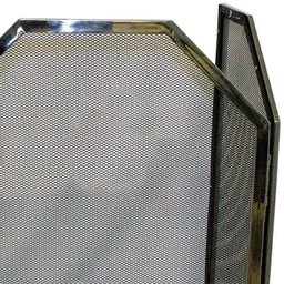 Protetor para Lareira Inox Tela Trapezio Fullway - 100x60 cm - 1
