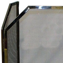Protetor para Lareira Inox Tela Trapezio Fullway - 100x60 cm - 3