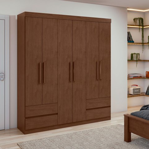 Guarda Roupa Lopas 06 Portas Zeus 2021