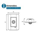 Ver imagem 2 de Sensor de Presença 4x2 Smart X-Control LESP4000 (Xc) Exatron