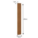 Ver imagem 4 de Painel Ripado de Madeira Modulado 1 Peça 39x250cm Prime Plus L06 Nature - Mpozenato