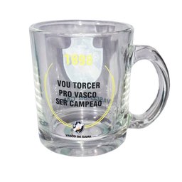 Caneca Oficial de vidro Vasco da Gama com Chaveiro Abridor - 1