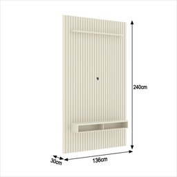 Painel Ripado para Tv até 55 Polegadas Intense com Nicho 139cm - 9