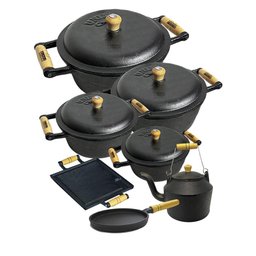 Conjunto Panelas Ferro Mineira 7 Peças - Durável e Versátil - 1