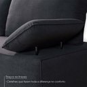 Ver imagem 6 de Conjunto Sofá Living Montblanc 3 e 2 Bouclê Grafite Braços Reclináveis - King House