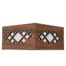 Luminária Decorativa Madeira Plafon Pipa 20cm:Pau Ferro - 7
