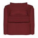 Ver imagem 3 de Kit 2 Poltronas Decorativa Alana Veludo Vermelho - Londrilar