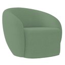 Ver imagem 6 de Poltrona para Sala de Estar Orgânica Kit com 2 Garbin K04 Bouclê Verde - Mpozenato