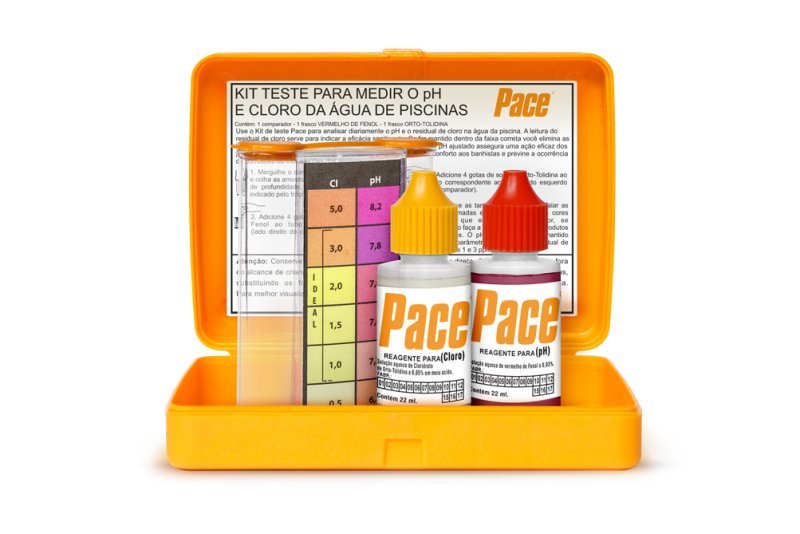 Pace Teste Kit pH e Cloro - 1