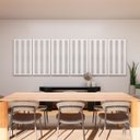 Ver imagem 2 de Painel Acústico Absorvedor Decorativo 120x60 Skal 10 Maestra Acústica:branco