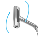 Ver mais imagens de Torneira para Cozinha Cromado Bico Flexivel Tóquio Metal Goldenx
