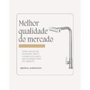 Ver imagem 2 de Torneira para Cozinha Cromado Bico Flexivel Tóquio Metal Goldenx