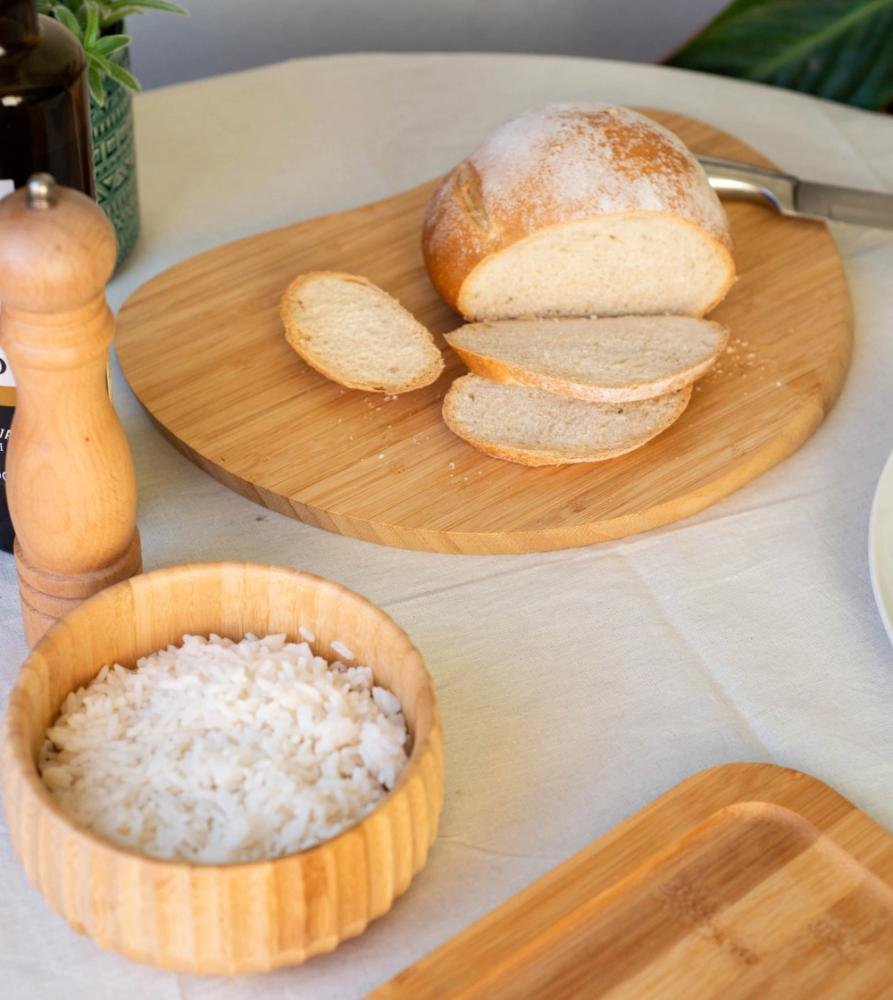 Tigela de Café da Manhã, Petiscos para Criança em Bambu - 3