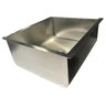 Cuba Industrial Inox 60x50x35cm para Cozinha Pia Aço Tanque - 5