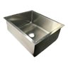 Cuba Industrial Inox 60x50x35cm para Cozinha Pia Aço Tanque - 4