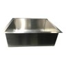 Cuba Industrial Inox 60x50x35cm para Cozinha Pia Aço Tanque - 2