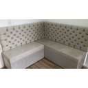 Ver imagem 2 de Conjunto Canto Alemão Baú Encosto Captone Sued 1,30x130x45:rose