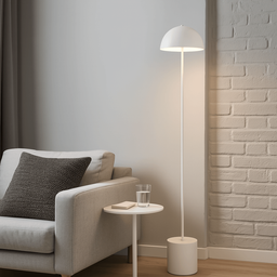 Luminária de Piso Abajur Chão Komaco K Branco - 1