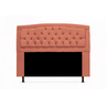 Cabeceira Geovana Para Cama Box Casal 140 cm Suede Coral - DL Decor - 1