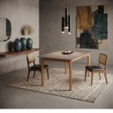 Ver imagem 2 de Mesa Alegra com Tampo de Vidro Temperado e Estrutura em MDF – 80x120x78