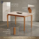 Ver imagem 4 de Mesa Alegra com Tampo de Vidro Temperado e Estrutura em MDF – 80x120x78