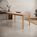 Ver imagem 3 de Mesa Alegra com Tampo de Vidro Temperado e Estrutura em MDF – 80x120x78