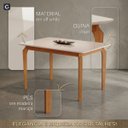Ver imagem 4 de Mesa Alegra com Tampo de Vidro Temperado e Estrutura em MDF – 80x120x78