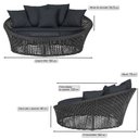 Ver imagem 2 de Chaise Hungria Alumínio Pintura Preta Corda Náutica E12 Trama Original