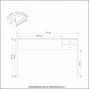 Ver imagem 3 de Escrivaninha Multimóveis VCR25060 Nogal